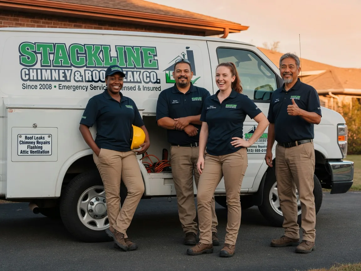 Chimney flashing repair company in Twain, CA